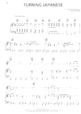 télécharger la partition d'accordéon Turning Japanese au format PDF
