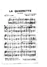 descargar la partitura para acordeón LA QUADRETTE en formato PDF