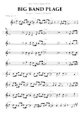 télécharger la partition d'accordéon BIG BAND PLAGE au format PDF