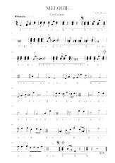 télécharger la partition d'accordéon MELODIE Griffschrift au format PDF
