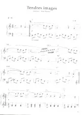 download the accordion score Tendres images in PDF format