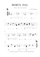 scarica la spartito per fisarmonica BEREN DAL Griffschrift in formato PDF