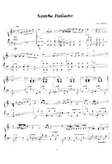 descargar la partitura para acordeón Samba Italiano en formato PDF
