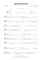 scarica la spartito per fisarmonica Madonna Nera in formato PDF