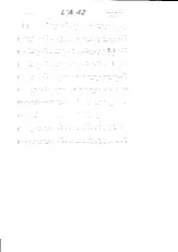 descargar la partitura para acordeón L'A42 en formato PDF