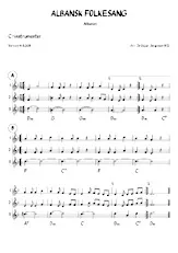 descargar la partitura para acordeón Albansk Folkesang en formato PDF