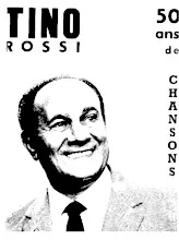 télécharger la partition d'accordéon Tino Rossi - 50 ans de chansons au format PDF