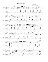 descargar la partitura para acordeón Student girl en formato PDF