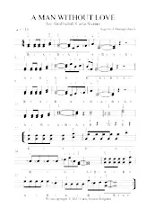 descargar la partitura para acordeón A Man Without love en formato PDF