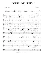 descargar la partitura para acordeón Pour une femme en formato PDF