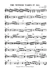 télécharger la partition d'accordéon THE WINNER TAKES IT ALL ARR. CARLA STEINER au format PDF