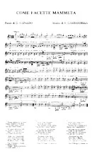 download the accordion score COME FACETTE MAMMETA 1 in PDF format