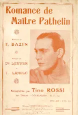 download the accordion score Romance de Maître Pathelin in PDF format