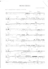 download the accordion score MON Frère in PDF format