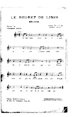 download the accordion score LE REGRET DE LISON in PDF format