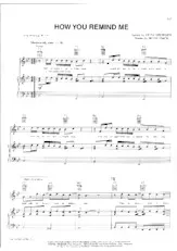 download the accordion score How you remind me in PDF format