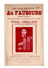 télécharger la partition d'accordéon AU FAUBOURG au format PDF