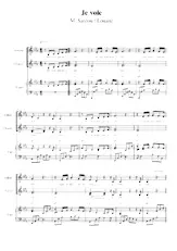 download the accordion score JE VOLE in PDF format