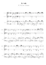 descargar la partitura para acordeón JE VOLE en formato PDF