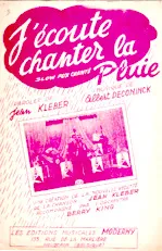 download the accordion score J'écoute chanter la pluie in PDF format