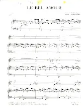 download the accordion score Le bel amour in PDF format