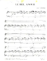 descargar la partitura para acordeón Le bel amour en formato PDF