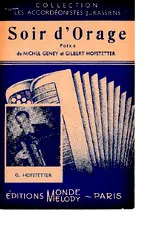 télécharger la partition d'accordéon Soir d'Orage au format PDF