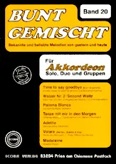 télécharger la partition d'accordéon BUNT GEMISCHT - Band 20 au format PDF