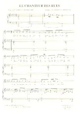 download the accordion score Le chanteur des rues in PDF format