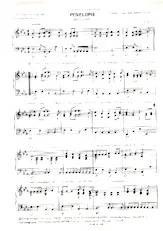 descargar la partitura para acordeón Penelopie (Penelope) en formato PDF