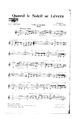 download the accordion score QUAND LE SOLEIL SE LEVERA in PDF format