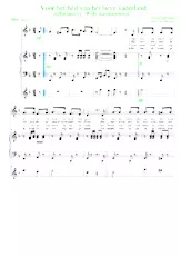 descargar la partitura para acordeón Voor het heil van het lieve vaderland en formato PDF