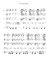 télécharger la partition d'accordéon Skoda Lasky / Rosamunda / Beer Barrel Polka / Akordeon,Tr, Alt Sax ,Bass, Piano au format PDF