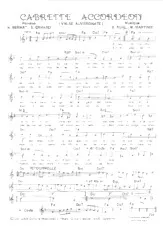 download the accordion score Cabrette Accordéon in PDF format