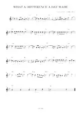 descargar la partitura para acordeón what a difference a day makes  en formato PDF