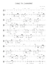 download the accordion score DANS TA CHAMBRE in PDF format