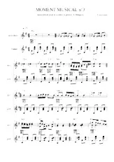 télécharger la partition d'accordéon MOMENT MUSICAL N°3 au format PDF