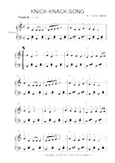 télécharger la partition d'accordéon KNICK-KNACK-SONG au format PDF