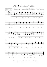 download the accordion score DE SCHILDPAD in PDF format