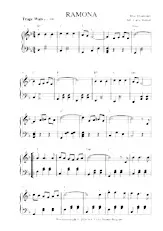 download the accordion score RAMONA in PDF format