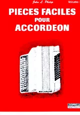 download the accordion score Pièces faciles pour accordéon - Volume n° 3 in PDF format