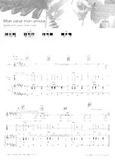 descargar la partitura para acordeón Mon cœur mon amour en formato PDF
