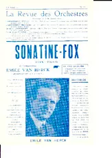 scarica la spartito per fisarmonica Sonatine fox in formato PDF