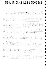 scarica la spartito per fisarmonica De l'or dans les bruyères in formato PDF