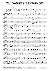 descargar la partitura para acordeón TU DANSES FANDANGO en formato PDF