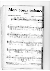télécharger la partition d'accordéon MON COEUR BALANCE au format PDF