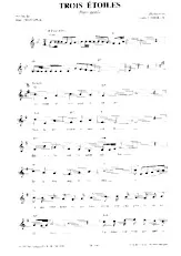 scarica la spartito per fisarmonica Trois étoiles in formato PDF