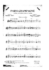 télécharger la partition d'accordéon PARIS -CHAMPAGNE au format PDF