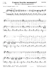 download the accordion score COMME FACETTE MAMMETA (WIE HAT ES MAMMA GEMACHT) in PDF format