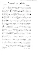 download the accordion score Quand je twiste in PDF format